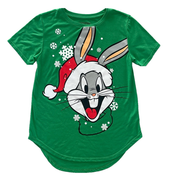 Warner Bros. Tops - 🌟Womens Size Medium Looney Tunes Bugs Bunny Christmas T-Shirt🌟